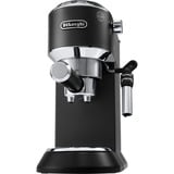 DeLonghi Dedica Style Dedica EC685.BK Macchina da Caffè Manuale Espresso e Cappuccino, Compatibile con Polvere o Cialde E.S.E., Spegnimento Automatico, Serbatoio Estraibile 1.1L, 1450W, 15bar, Nero, Macchina per espresso Nero/argento lucido, Compatibile con Polvere o Cialde E.S.E., Spegnimento Automatico, Serbatoio Estraibile 1.1L, 1450W, 15bar, Nero, Macchina per espresso, 1,1 L, Cialde caffè, Caffè macinato, 1300 W, Nero, Argento