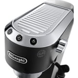 DeLonghi Dedica Style Dedica EC685.BK Macchina da Caffè Manuale Espresso e Cappuccino, Compatibile con Polvere o Cialde E.S.E., Spegnimento Automatico, Serbatoio Estraibile 1.1L, 1450W, 15bar, Nero, Macchina per espresso Nero/argento lucido, Compatibile con Polvere o Cialde E.S.E., Spegnimento Automatico, Serbatoio Estraibile 1.1L, 1450W, 15bar, Nero, Macchina per espresso, 1,1 L, Cialde caffè, Caffè macinato, 1300 W, Nero, Argento