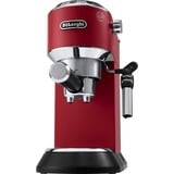 DeLonghi Dedica Style Dedica EC685.R Macchina da Caffè Manuale Espresso e Cappuccino, Compatibile con Polvere o Cialde E.S.E., Spegnimento Automatico, Serbatoio Estraibile 1.1L, 1450W, 15bar, Rosso, Macchina per espresso rosso, Compatibile con Polvere o Cialde E.S.E., Spegnimento Automatico, Serbatoio Estraibile 1.1L, 1450W, 15bar, Rosso, Macchina per espresso, 1,1 L, Cialde caffè, Caffè macinato, 1300 W, Nero, Rosso, Argento