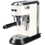 DeLonghi Dedica Style Dedica EC685.W Macchina da Caffè Manuale Espresso e Cappuccino, Compatibile con Polvere o Cialde E.S.E., Spegnimento Automatico, Serbatoio Estraibile 1.1L, 1450W, 15bar, Bianco, Macchina per espresso bianco/argento lucido, Compatibile con Polvere o Cialde E.S.E., Spegnimento Automatico, Serbatoio Estraibile 1.1L, 1450W, 15bar, Bianco, Macchina per espresso, 1,1 L, Cialde caffè, Caffè macinato, 1300 W, Nero, Argento, Bianco