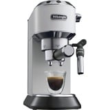 DeLonghi Dedica Style Dedica EC685.W Macchina da Caffè Manuale Espresso e Cappuccino, Compatibile con Polvere o Cialde E.S.E., Spegnimento Automatico, Serbatoio Estraibile 1.1L, 1450W, 15bar, Bianco, Macchina per espresso bianco/argento lucido, Compatibile con Polvere o Cialde E.S.E., Spegnimento Automatico, Serbatoio Estraibile 1.1L, 1450W, 15bar, Bianco, Macchina per espresso, 1,1 L, Cialde caffè, Caffè macinato, 1300 W, Nero, Argento, Bianco
