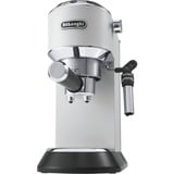 DeLonghi Dedica Style Dedica EC685.W Macchina da Caffè Manuale Espresso e Cappuccino, Compatibile con Polvere o Cialde E.S.E., Spegnimento Automatico, Serbatoio Estraibile 1.1L, 1450W, 15bar, Bianco, Macchina per espresso bianco/argento lucido, Compatibile con Polvere o Cialde E.S.E., Spegnimento Automatico, Serbatoio Estraibile 1.1L, 1450W, 15bar, Bianco, Macchina per espresso, 1,1 L, Cialde caffè, Caffè macinato, 1300 W, Nero, Argento, Bianco