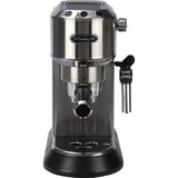 DeLonghi Dedica Style Dedica - Macchina da Caffè Manuale Espresso e Cappuccino, Polvere e Cialde ESE,1.1L, Argento (EC685.M), Macchina per espresso argento, Polvere e Cialde ESE,1.1L, Argento (EC685.M), Macchina per espresso, 1,1 L, Cialde caffè, Caffè macinato, 1300 W, Nero, Metallico, Argento