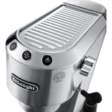 DeLonghi Dedica Style Dedica - Macchina da Caffè Manuale Espresso e Cappuccino, Polvere e Cialde ESE,1.1L, Argento (EC685.M), Macchina per espresso argento, Polvere e Cialde ESE,1.1L, Argento (EC685.M), Macchina per espresso, 1,1 L, Cialde caffè, Caffè macinato, 1300 W, Nero, Metallico, Argento