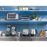 DeLonghi Dedica Style Dedica - Macchina da Caffè Manuale Espresso e Cappuccino, Polvere e Cialde ESE,1.1L, Argento (EC685.M), Macchina per espresso argento, Polvere e Cialde ESE,1.1L, Argento (EC685.M), Macchina per espresso, 1,1 L, Cialde caffè, Caffè macinato, 1300 W, Nero, Metallico, Argento