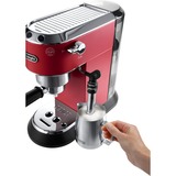 DeLonghi Dedica Style EC 685.R Manuale Macchina per espresso 1,1 L rosso, Macchina per espresso, 1,1 L, 1300 W, Nero, Rosso, Acciaio inossidabile