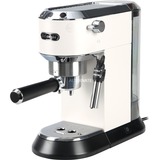 DeLonghi Dedica Style EC 685.W Semi-automatica Macchina per espresso 1,1 L bianco/argento lucido, Macchina per espresso, 1,1 L, Cialde caffè, Caffè macinato, 1300 W, Nero, Argento, Bianco