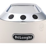 DeLonghi Dedica Style EC 685.W Semi-automatica Macchina per espresso 1,1 L bianco/argento lucido, Macchina per espresso, 1,1 L, Cialde caffè, Caffè macinato, 1300 W, Nero, Argento, Bianco