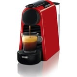DeLonghi Essenza Mini EN 85.R macchina per caffè Automatica Macchina per caffè a capsule 0,6 L, Macchina a capsula rosso, Macchina per caffè a capsule, 0,6 L, Capsule caffè, 1370 W, Nero, Rosso