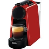 DeLonghi Essenza Mini EN 85.R macchina per caffè Automatica Macchina per caffè a capsule 0,6 L, Macchina a capsula rosso, Macchina per caffè a capsule, 0,6 L, Capsule caffè, 1370 W, Nero, Rosso