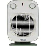 DeLonghi HFS50B20.GR Interno Verde, Bianco 2000 W Riscaldatore ambiente elettrico con ventilatore, Termoventilatore verde, Riscaldatore ambiente elettrico con ventilatore, IP21, Interno, Scrivania, Pavimento, Tavolo, Verde, Bianco, Manopola