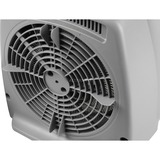 DeLonghi HVY1030 stufetta elettrica 2000 W, Termoventilatore bianco/grigio, 2000 W, 1000 W, 65 m³, 220 - 230 V, 50 Hz, 600 g