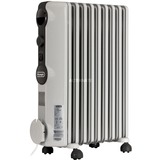 DeLonghi TRRS 0920 stufetta elettrica Interno Bianco 2000 W Radiatore grigio, Radiatore, Interno, Bianco, Manopola, 2000 W, 900 W