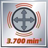 EINHELL CC-PO 90 lucidatrice per auto 90 W 2400 Giri/min, Macchina di lucidatura rosso, 2400 Giri/min, 90 W, Rosso, 1,91 kg, AC