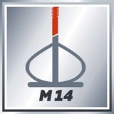 EINHELL Farb-Mörtelrührer TC-MX 1200 E, Agitatore rosso/Nero