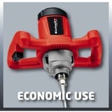 EINHELL Farb-Mörtelrührer TC-MX 1200 E, Agitatore rosso/Nero