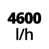 EINHELL GE-SP 3546 RB 350 W 4600 l/h rosso/Nero, 350 W, AC, 4600 l/h, Nero, Rosso