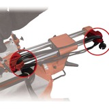 EINHELL TE-SM 2534 Dual 1800 W 5100 Giri/min, Sega mitra/Troncatrice rosso/Nero, 614 mm, 901 mm, 361 mm, 15,7 kg