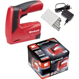 Einhell 4257880 chiodatrice e pistola pinzatrice, Graffatrice rosso/Nero, 6 mm, 1,4 cm, Ioni di Litio, 1300 Ah, 3,6 V, 890 g