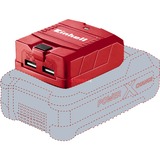 Einhell 4514120 adattatore e invertitore Universale Nero, Rosso rosso, Universale, Universale, 18 V, 5 V, 2,1 A, Einhell