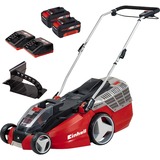 Einhell GE-CM 43 Li M Kit Tagliaerba a spinta Batteria Nero, Grigio, Rosso, Rasaerba rosso/Nero, Tagliaerba a spinta, 43 cm, 2,5 cm, 7,5 cm, 600 m², Lame rotanti