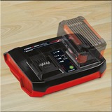 Einhell Power-X-Twincharger 3 A Caricabatteria per interni Nero, Rosso Nero/Rosso, Nero, Rosso, Caricabatteria per interni