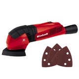 Einhell TC-DS 19 Levigatrice a delta 20000 Giri/min Nero, Rosso rosso/Nero, Levigatrice a delta, Velcro, Nero, Rosso, 20000 Giri/min, 1,2 mm, AC