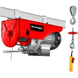 Einhell TC-EH 250 500 W 12 m 125 kg rosso, Fune di sollevamento a filo, 12 m, 125 kg, 250 kg, 11,5 m, 5,7 m