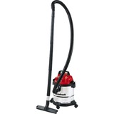 Einhell TC-VC 1812 S 12 L A cilindro Secco e bagnato 1250 W, Aspira bagnato / asciutto rosso, 1250 W, A cilindro, Secco e bagnato, 12 L, 80 dB, Nero, Rosso, Argento