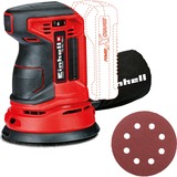 Einhell TE-RS 18 Li - Solo 22000, 11000, Levigatrice orbitale casuale rosso/Nero, 14000, 7000, 22000, 11000, 2 mm, Batteria, 18 V, 1,15 kg