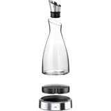 Emsa 505219 caraffa, brocca e bottiglia 1 L Acciaio inox, Trasparente trasparente/in acciaio inox, Caraffa, 1 L, Acciaio inox, Trasparente, Vetro, 4 h, Flow