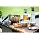 Emsa 505219 caraffa, brocca e bottiglia 1 L Acciaio inox, Trasparente trasparente/in acciaio inox, Caraffa, 1 L, Acciaio inox, Trasparente, Vetro, 4 h, Flow