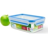 Emsa 508540 recipiente per cibo Rettangolare Scatola 1 L Trasparente 6 pz, Casella trasparente/Blu, Scatola, Rettangolare, 1 L, Trasparente, Germania, 136 mm