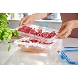 Emsa 508566 recipiente per cibo Rettangolare Set Trasparente 3 pz, Casella trasparente/Blu, Set, Rettangolare, Trasparente, Elastomero Termoplastico (TPE), Germania, 167 mm