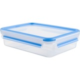 Emsa CLIP & CLOSE Rettangolare Scatola Traslucido 1 pz, Casella trasparente/Blu, Scatola, Rettangolare, Traslucido, 1 pz