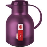 Emsa SAMBA thermos e recipiente isotermico 1 L Melanzana, Traslucido, Caraffa termica Melanzane, 1 L, Melanzana, Traslucido, Polipropilene (PP), 12 h, 24 h, 178 mm