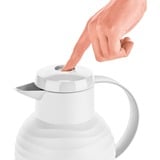 Emsa Samba Wave thermos e recipiente isotermico 1 L Bianco, Caraffa termica bianco, 1 L, Bianco, Polipropilene (PP), 178 mm, 145 mm, 215 mm