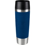 Emsa TRAVEL MUG Grande tazza Nero, Rosso, Acciaio inossidabile 1 pz blu, Singolo, 0,5 L, Nero, Rosso, Acciaio inossidabile, Polipropilene (PP), Silicone, Acciaio inossidabile, 12 h, 6 h