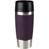Emsa TRAVEL MUG tazza Bordeaux Universale 1 pz, Coppa viola, Singolo, 0,36 L, Bordeaux, Acciaio inossidabile, Universale, 1 pz
