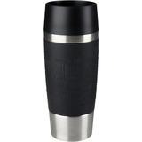 Emsa TRAVEL MUG tazza Nero, Coppa Nero, Singolo, 0,36 L, Nero, Acciaio inossidabile