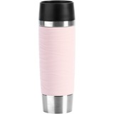 Emsa Waves Grande 500 ml Nero, Rosa, Acciaio inossidabile Acciaio inossidabile rosa, Nero, Rosa, Acciaio inossidabile, Silicone, Acciaio inossidabile, Acciaio inossidabile, Polipropilene (PP), 4 h, 8 h