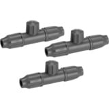 GARDENA 13136-20 raccordo e adattatore per tubo Grigio 3 pz, Ugello grigio, Grigio