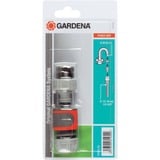GARDENA 18285-20 raccordo e adattatore per tubo Connettore per tubo Grigio, Arancione 1 pz, Pezzo di Gallo grigio/Orange, Connettore per tubo, 3/4", Grigio, Arancione