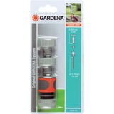 GARDENA 18286-20 raccordo e adattatore per tubo Arancione, Acciaio inossidabile 1 pz, Pezzo di Gallo grigio/Orange, Arancione, Acciaio inossidabile