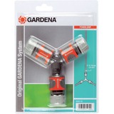 GARDENA 18287-20 raccordo e adattatore per tubo Grigio, Arancione 1 pz, Raccordo portagomma grigio/Orange, Grigio, Arancione