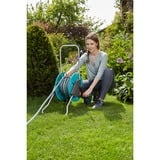 GARDENA 18511-20 avvolgitubo da giardino Carrello avvolgitubo Manuale Nero, Blu, Acciaio inossidabile turchese/grigio, Carrello avvolgitubo, Manuale, Funzionale, Nero, Blu, Acciaio inossidabile, Metallo, Plastica, 60 m