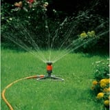 GARDENA 1948-20 irrigatore Spruzzatore d'acqua circolare Nero, Rosso grigio/Orange, Spruzzatore d'acqua circolare, 225 m², Nero, Rosso
