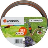 GARDENA 2713-20 raccordo e adattatore per tubo 3 pz, Pezzo di Gallo grigio/Orange, 3 pezzo(i)