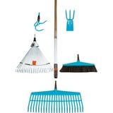 GARDENA 3723-20 asta, manico e adattatore per strumenti manuali Legno, Impugnatura Legno, Legno, FSC®, 130 cm