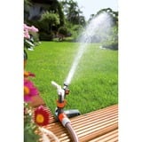 GARDENA 8136-20 irrigatore Sistema di spruzzo d'acqua a pulsazione Grigio, Arancione, Argento, Spruzzatore grigio/Orange, Sistema di spruzzo d'acqua a pulsazione, 490 m², Grigio, Arancione, Argento